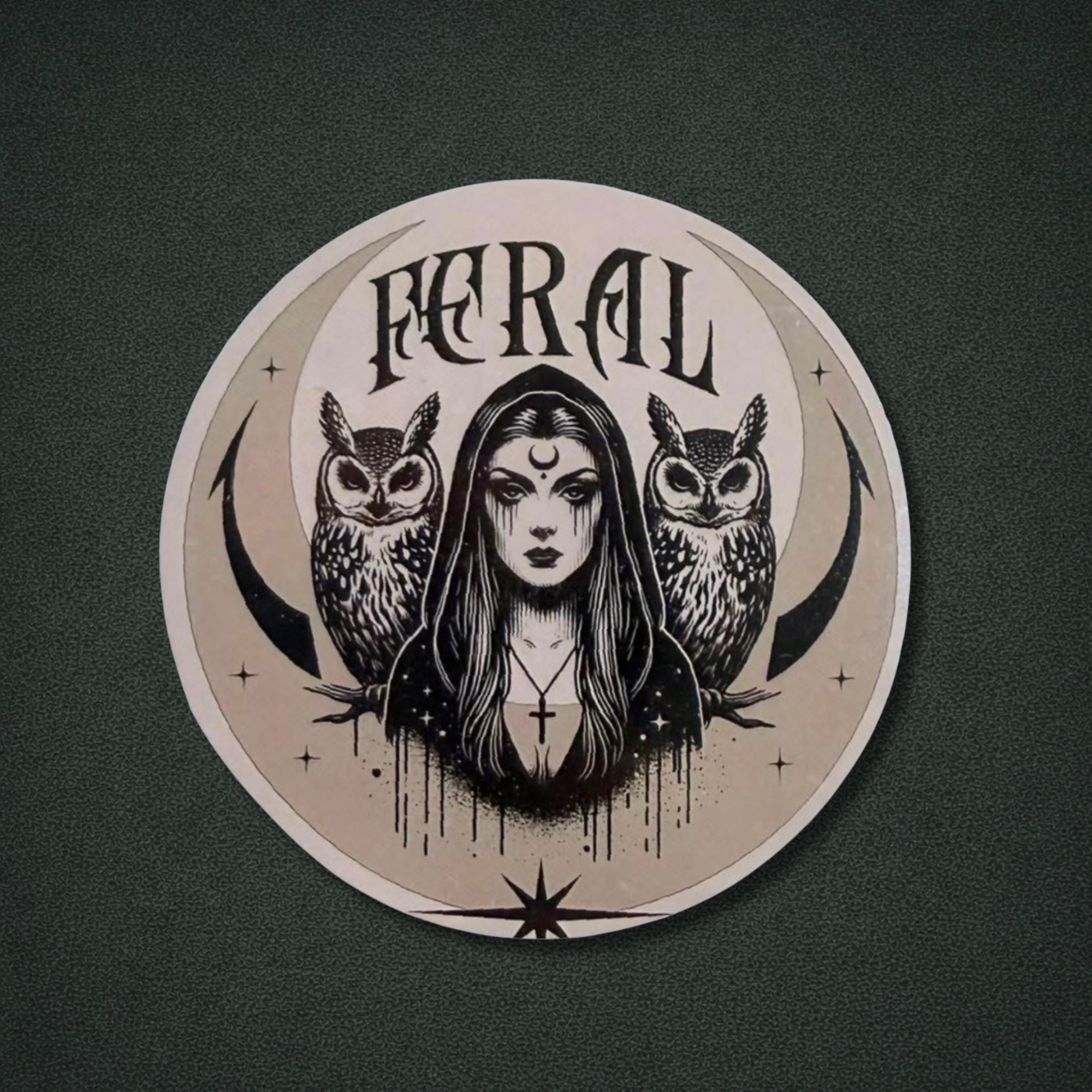Feral Sticker