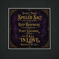 Always Throw Spilled Salt Practical Magic Quote Sticker or magnet